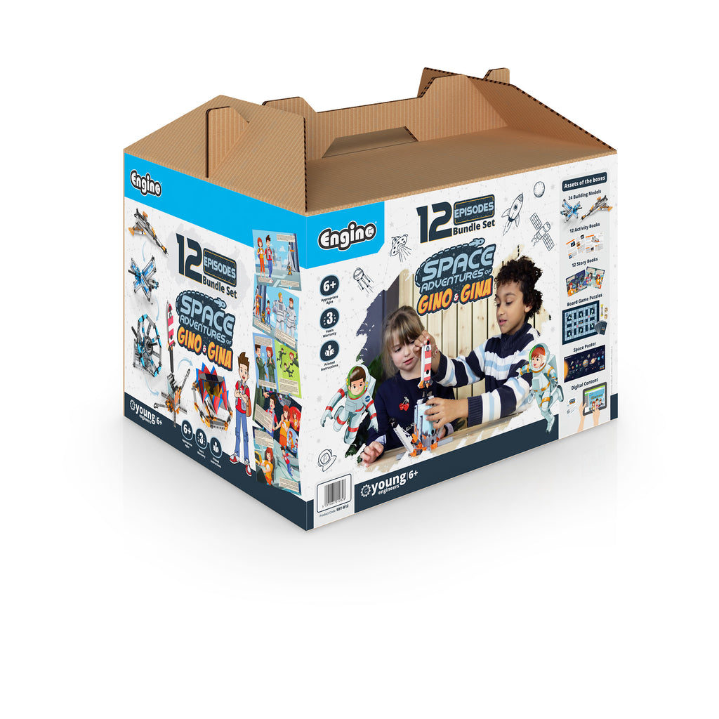 Young Engineers: Space Adventures - 12 Episodes Bundle Set