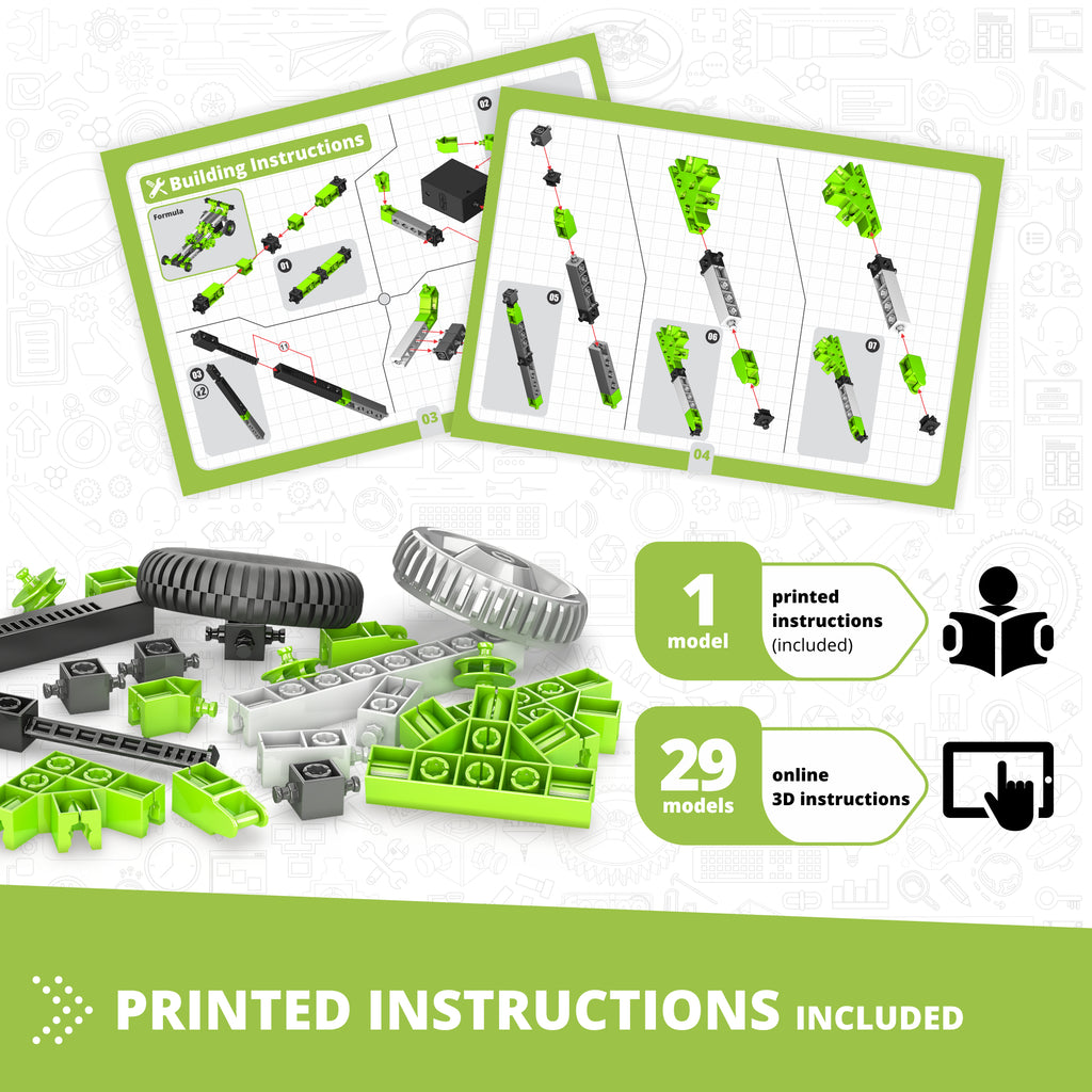 おもちゃ　CREATIVE BUILDER 30 MODELS MOTORIZED SET - MULTI MODEL SET 30 Models Motorized Set - Multimodel Set – Engino