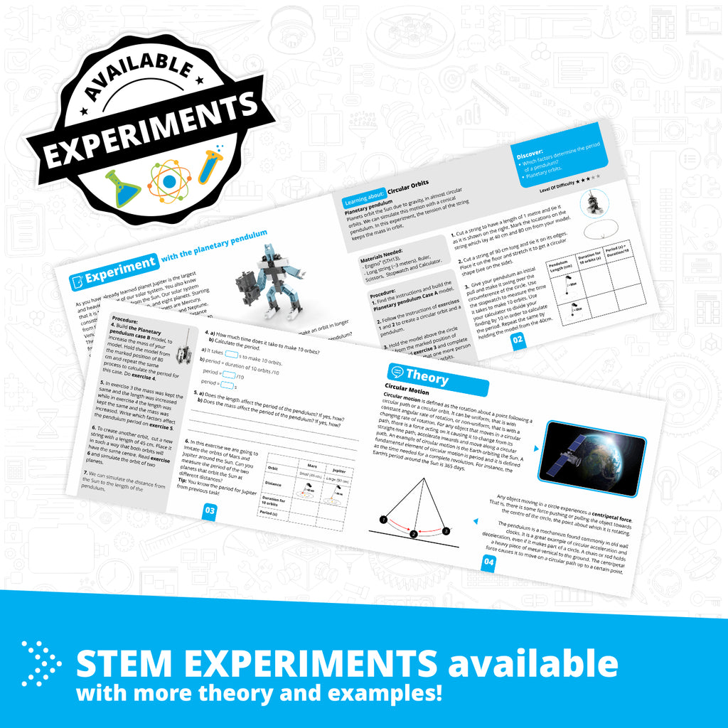 STEM Mechanics Master Set (in plastic tub, including the subjects of S –  Engino