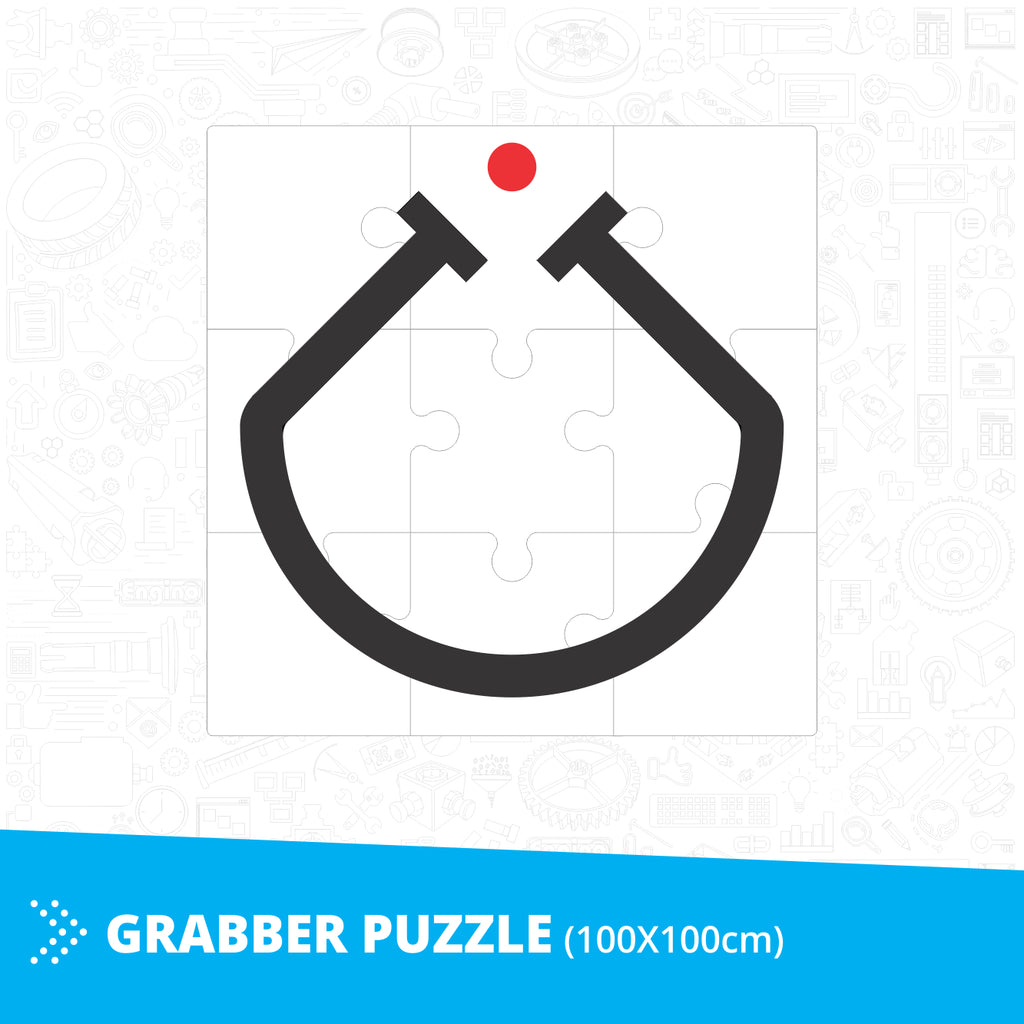 ROBOTIC CHALLENGE: Grabber puzzle (100x100cm)